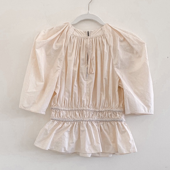 Ulla Johnson Denisa Top in Cream 00 - Picture 7 of 10
